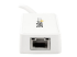 USB31000SPTW - StarTech.com USB 3.0 to Gigabit Ethernet Adapter NIC w/ USB Port (White) - Framsidan