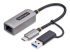 C21GA-USB-ETHERNET - StarTech.com USB-C to Ethernet Adapter w/USB-A Adapter, Realtek RTL8153B - Vänster vinkel