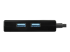 USB31000S2H - StarTech.com USB 3.0 till Gigabit-nätverksadapter med inbyggd USB-hubb med 2 portar - Framsidan