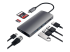 ST-TCMA2M - Satechi Aluminum Multi-Port Adapter V2 - Vänster vinkel