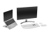 K50421EU - Kensington Easy Riser Go Laptop Cooling Stand - Vänster vinkel