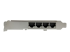 ST4000SPEXI - StarTech.com Gigabit Ethernet Nätverkskort med 4 portar - 