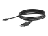 CDP2DPMM6B - StarTech.com 6ft/1.8m USB C to DisplayPort 1.2 Cable 4K 60Hz, USB-C to DisplayPort Adapter Cable HBR2, USB Type-C DP Alt Mode to DP Monitor Video Cable, Works with Thunderbolt 3, Black - Höger vinkel